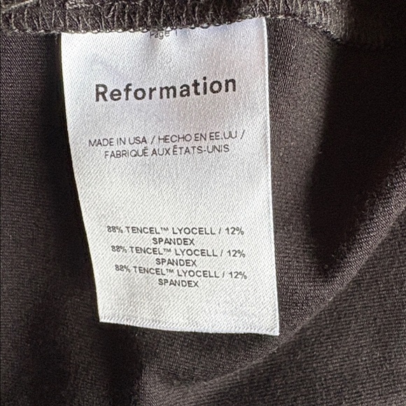 Reformation Dress L Amalia Black Halter Mini Dress $128 - Picture 8 of 10